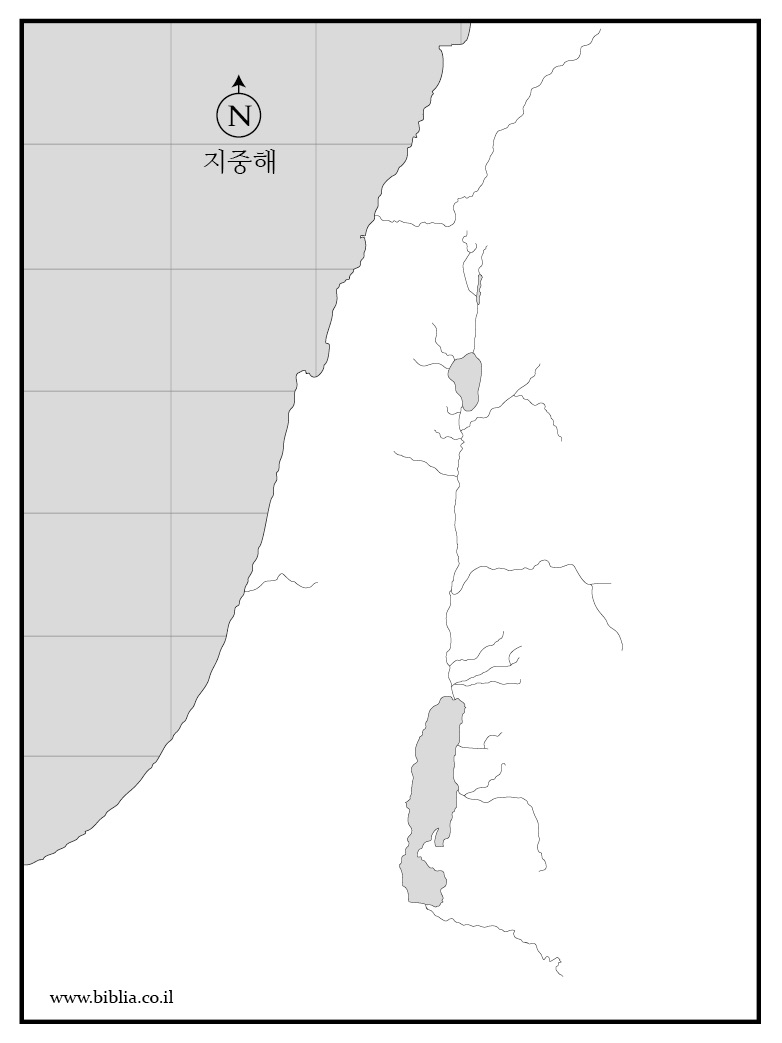 이스라엘 지도 Pre-Map